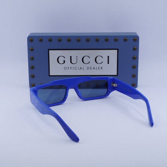 Final Price! Gucci GG1592S 004 Blue Sunglasses - Picture 6 of 11